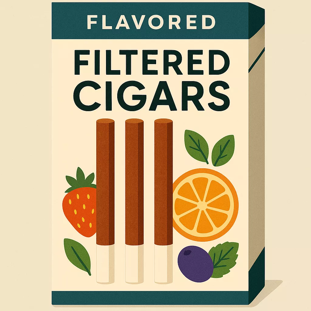 flavored filtered cigars
